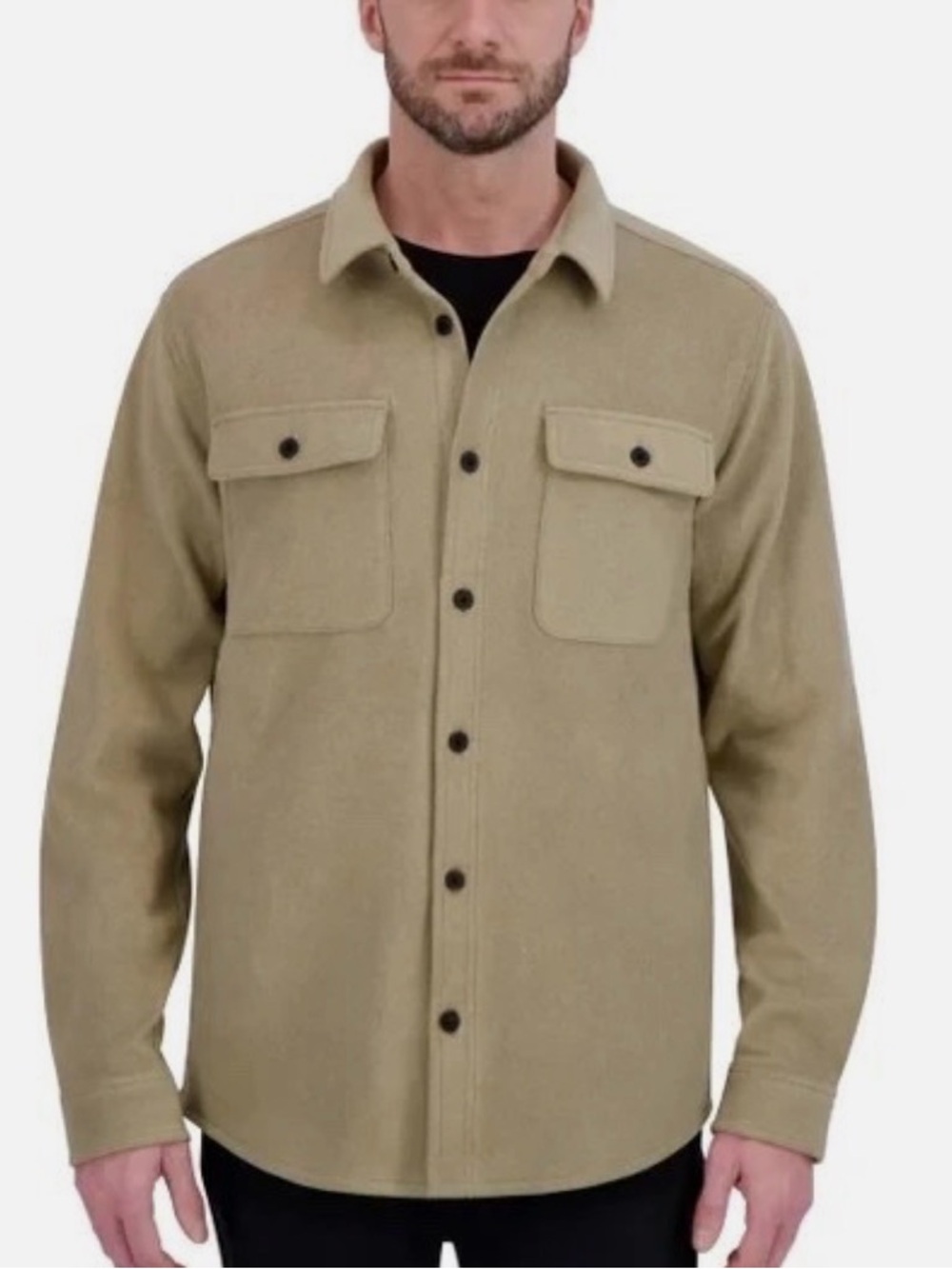 Kirkland Shirt Jacket Men’s 2-way stretch NWOT